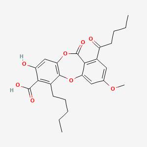 B1674984 Lobaric acid CAS No. 522-53-2
