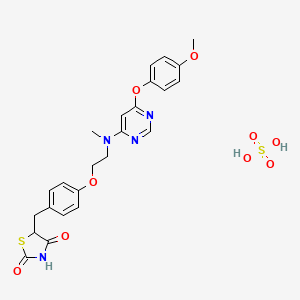 B1674986 Lobeglitazone sulfate CAS No. 763108-62-9