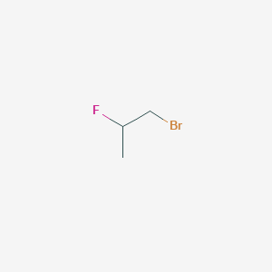 molecular formula C3H6BrF B167499 Propane, 1-bromo-2-fluoro- CAS No. 1871-72-3