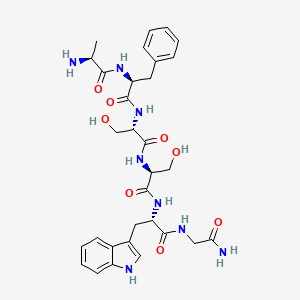 molecular formula C31H40N8O8 B1675006 蝗激肽 CAS No. 139602-08-7