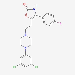 molecular formula C21H20Cl2FN3O2 B1675016 Lodiperone CAS No. 72444-63-4