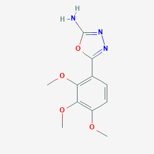 molecular formula C11H13N3O4 B167503 5-(3,4,5-三甲氧基苯基)-1,3,4-噁二唑-2-胺 CAS No. 1673-43-4