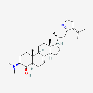 molecular formula C31H50N2O B1675031 Lokysterolamine A CAS No. 159934-14-2