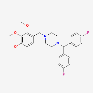 molecular formula C27H30F2N2O3 B1675043 洛美沙星 CAS No. 101477-55-8