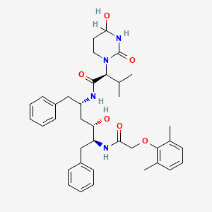 DES(2-oxo-tetrahydropyrimidinyl)-2-oxo-4-hydroxy-tetrahydropyrimidinyl lopinavir