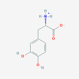 molecular formula C9H11NO4 B1675098 左旋多巴 CAS No. 59-92-7