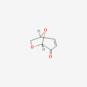 molecular formula C6H6O3 B1675106 Levoglucosenone CAS No. 37112-31-5