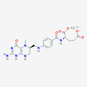 molecular formula C20H23CaN7O6 B1675112 Levomefolate calcium CAS No. 151533-22-1