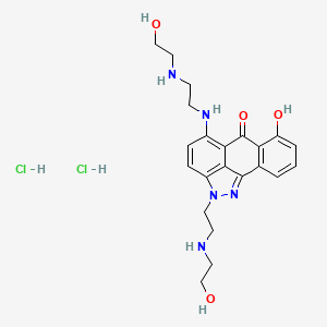 B1675153 Losoxantrone hydrochloride CAS No. 88303-61-1