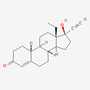 molecular formula C21H28O2 B1675169 左炔诺孕酮 CAS No. 797-63-7