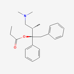 molecular formula C22H29NO2 B1675174 左丙氧芬 CAS No. 2338-37-6