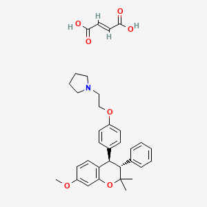 B1675179 Levormeloxifene fumarate CAS No. 199583-01-2
