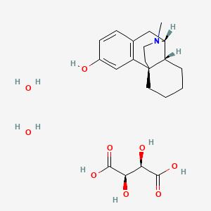 molecular formula C21H33NO9 B1675183 酒石酸左啡烷 CAS No. 5985-38-6