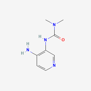B1675201 3-(4-Aminopyridin-3-yl)-1,1-dimethylurea CAS No. 88404-01-7