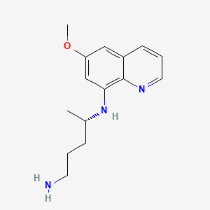B1675272 (4s)-N~4~-(6-Methoxyquinolin-8-Yl)pentane-1,4-Diamine CAS No. 57152-58-6