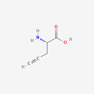 molecular formula C5H7NO2 B1675273 L-丙炔基甘氨酸 CAS No. 23235-01-0