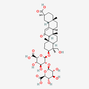 molecular formula C42H62O17 B1675305 Licoricesaponin G2 CAS No. 118441-84-2