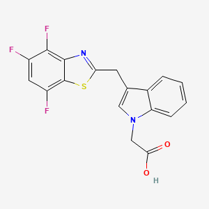 molecular formula C18H11F3N2O2S B1675317 利多雷司他 CAS No. 245116-90-9