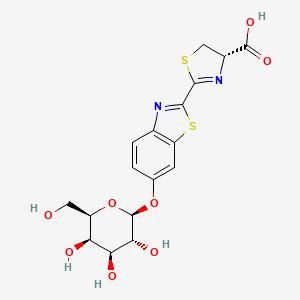 molecular formula C17H18N2O8S2 B1675365 Luciferin-O-galactopyranoside CAS No. 131474-38-9