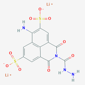 molecular formula C13H9Li2N5O9S2 B1675366 Lucifer yellow CAS No. 77944-88-8