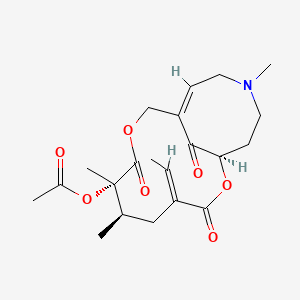 molecular formula C21H29NO7 B1675383 Ligularidine CAS No. 60872-63-1