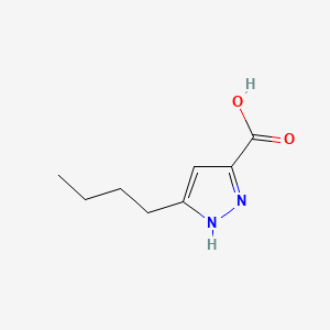 B1675417 5-Butyl-1H-pyrazole-3-carboxylic acid CAS No. 92933-48-7