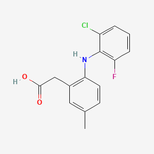 molecular formula C15H13ClFNO2 B1675440 卢米拉昔布 CAS No. 220991-20-8