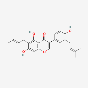 molecular formula C25H26O5 B1675457 Lupalbigenin CAS No. 76754-24-0