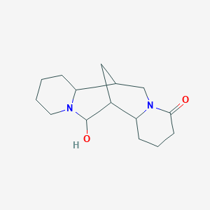 molecular formula C15H24N2O2 B1675459 2-Oxo-17-hydroxysparteine CAS No. 15043-17-1