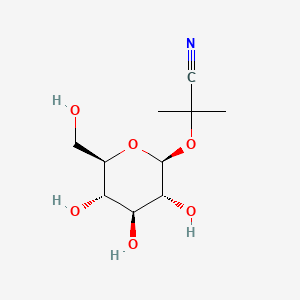 molecular formula C10H17NO6 B1675462 Linamarin CAS No. 554-35-8