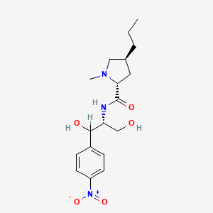 molecular formula C18H27N3O5 B1675472 Lincophenicol CAS No. 148077-13-8