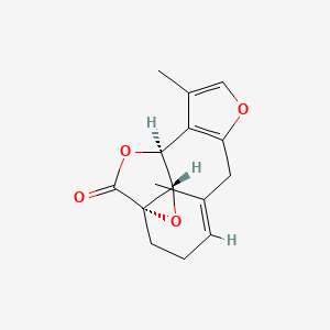 molecular formula C15H16O4 B1675479 Linderane CAS No. 13476-25-0