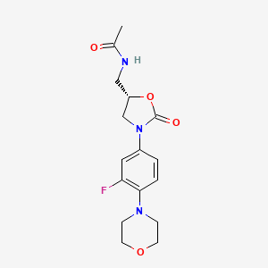 molecular formula C16H20FN3O4 B1675486 Linezolid CAS No. 165800-03-3