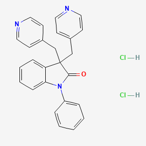 molecular formula C26H23Cl2N3O B1675543 Linopirdine dihydrochloride CAS No. 113168-57-3