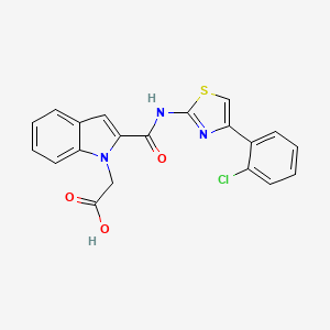 molecular formula C20H14ClN3O3S B1675547 林替利特 CAS No. 136381-85-6