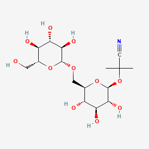 molecular formula C16H27NO11 B1675552 亚麻油苷 CAS No. 72229-40-4