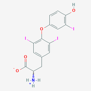 molecular formula C15H12I3NO4 B1675554 Liothyronine CAS No. 6893-02-3