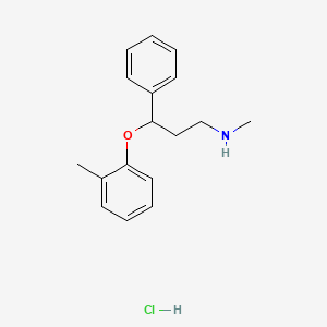 molecular formula C17H22ClNO B1675571 N-甲基-γ-(2-甲基苯氧基)苯丙胺盐酸盐 CAS No. 82857-40-7