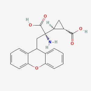 B1675676 2-[(1s,2s)-2-Carboxycyclopropyl]-3-(9h-Xanthen-9-Yl)-D-Alanine CAS No. 201943-63-7