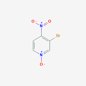 molecular formula C5H3BrN2O3 B167569 3-溴-4-硝基吡啶-N-氧化物 CAS No. 1678-49-5