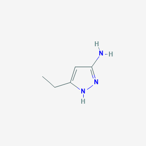 molecular formula C5H9N3 B167570 3-乙基-1H-吡唑-5-胺 CAS No. 1904-24-1