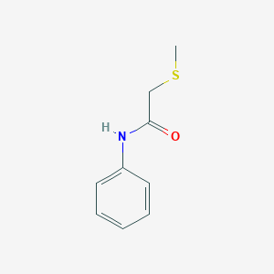 molecular formula C9H11NOS B167572 2-甲基硫代-N-苯基乙酰胺 CAS No. 10156-36-2