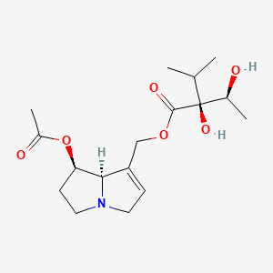 molecular formula C17H27NO6 B1675738 7-乙酰莱考普萨明 CAS No. 73544-48-6