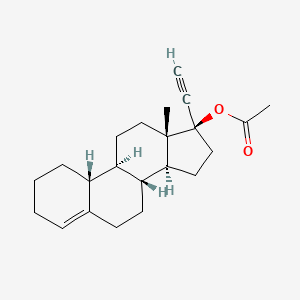molecular formula C22H30O2 B1675742 Lynestrenol acetate CAS No. 36083-55-3