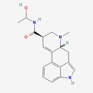 molecular formula C18H21N3O2 B1675754 Lysergic acid alpha-hydroxyethylamide CAS No. 3343-15-5
