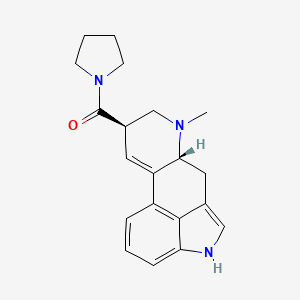 molecular formula C21H25N3O4 B1675757 Lysergic acid pyrrolidate CAS No. 2385-87-7