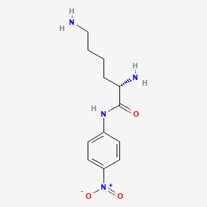 molecular formula C12H18N4O3 B1675766 Lysine 4-nitroanilide CAS No. 6184-11-8