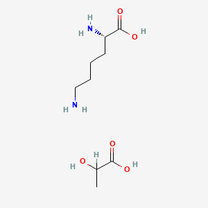 molecular formula C9H20N2O5 B1675775 Lysine DL-lactate CAS No. 57061-63-9