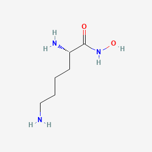 molecular formula C6H15N3O2 B1675778 Lysine hydroxamate CAS No. 25125-92-2