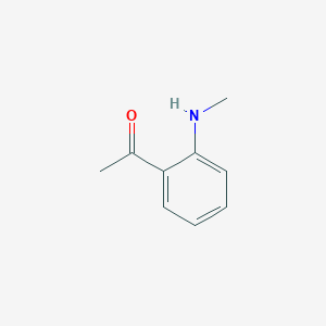 molecular formula C9H11NO B167578 1-(2-(甲基氨基)苯基)乙酮 CAS No. 1859-75-2